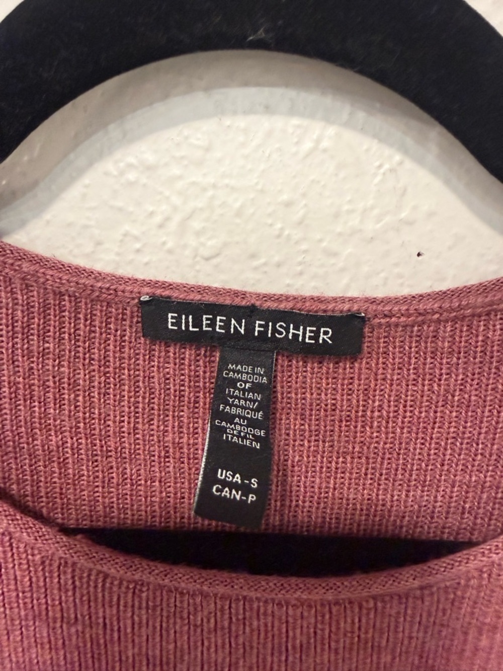 Eileen Fisher Merino Wool Sweater Crewneck Relaxed Fit Women’s Sz small - Picture 5 of 9